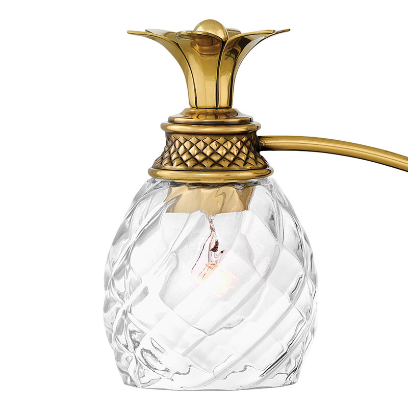 Plantation 5-Light Dimmable Vanity Light, Burnished Brass