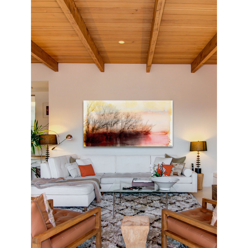 1 Piece Wrapped Canvas Painting, 57cm H x 114cm W x 5cm D