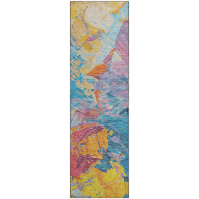 Premium Machine Washable Varroville AMF1713 Abstract Rug