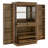 Timmerman Bar Wine Storage Cabinet With Keys And LED Lights-1800266776