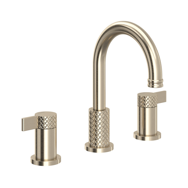 Tenerife Widespread Bathroom Faucet with Drain Assembly, Satin Nickel