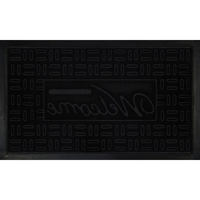 Bienvenue 30 po x 18 po tapis de porte extérieur antidérapant Angelissa