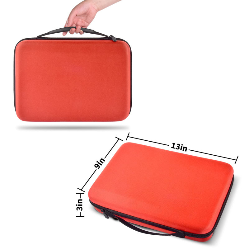 Koschig 10" Battery Organizer Storage Holder, Red