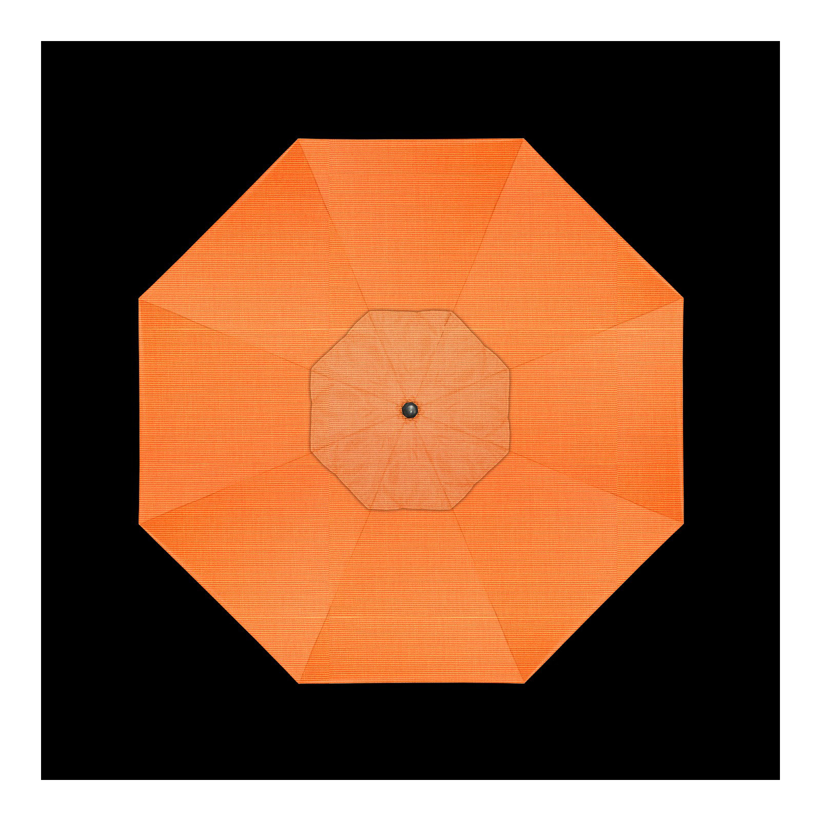 9' Market Sunbrella Umbrella, Canvas Tangerine Sunbrella® Canvas