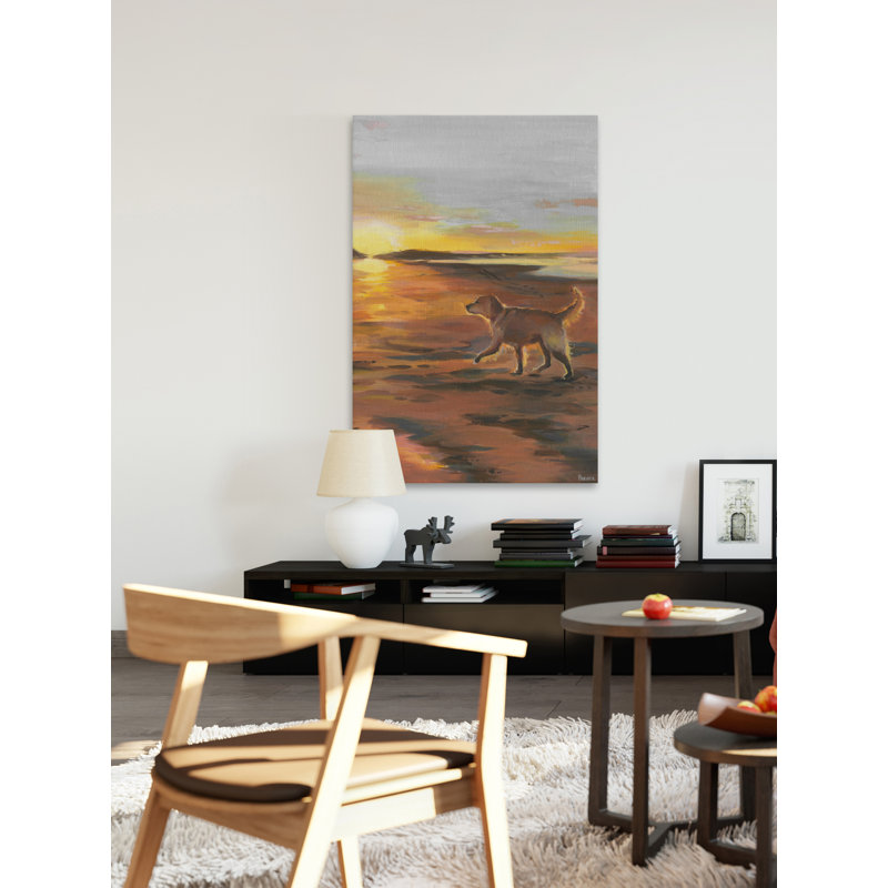 Follow The Sunset by Parvez Taj - Wrapped Canvas Painting, 76cm H x 51cm W