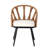 Contemporary Outdoor Set With PE Rattan Chairs And Plastic Wood Table,Suitable For Gardens And Lawns-818620687