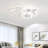 3 - Light Dimming LED Flush Mount Star Shape