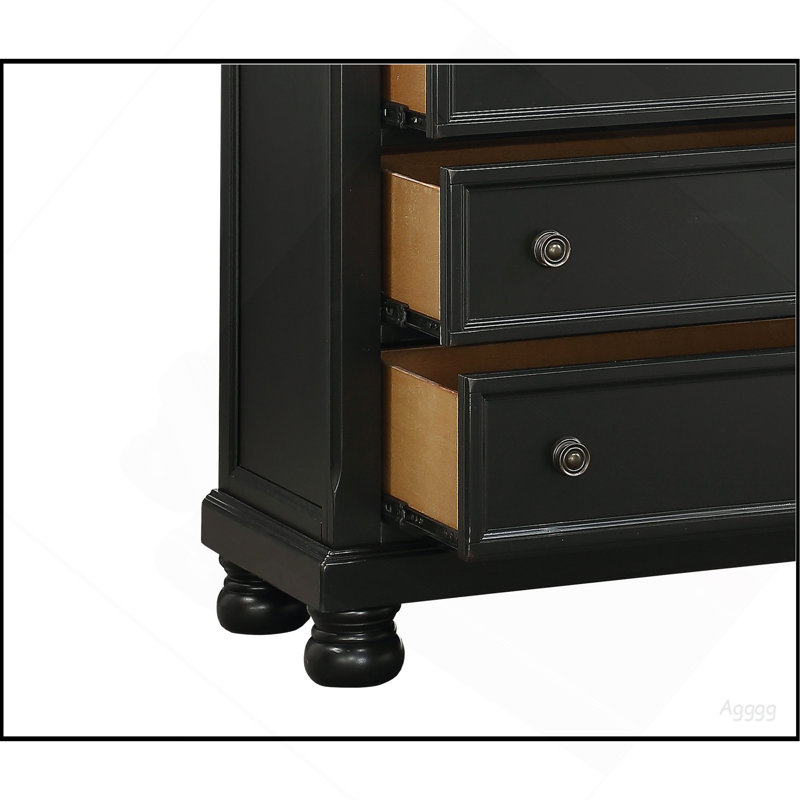 Mobilier de chambre à coucher décontracté style transitionnel 1pc