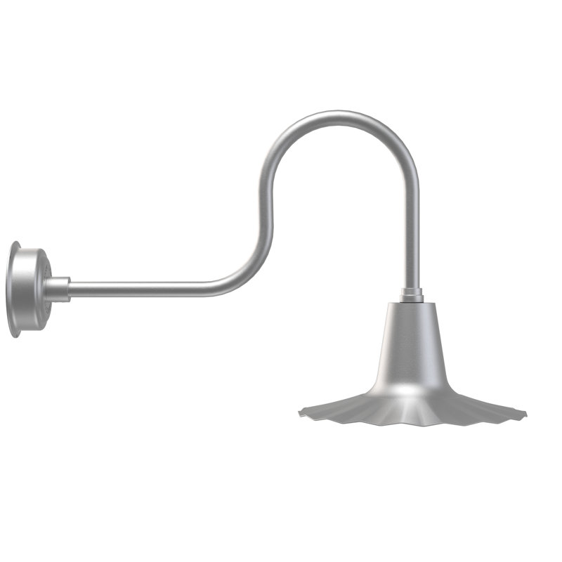 Luminaire de grange d’extérieur Iris, H 7,5 po x l 16 po x P 16 po