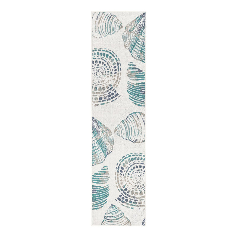 Amaranthine Indoor / Outdoor Rug, Runner 2' x 8'