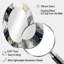 Or et gris Abstractions I - miroir mural ovale moderne-480714584