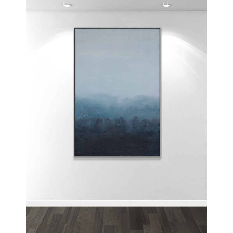 Elemental I Print by S.H. Khan, Silver Floater, 41.5'' W x 61.5'' H