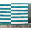 Tapis sarcelle / crème Arzilla-595218581