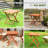 Aiden Eucalyptus Fliptop Outdoor Bistro Table