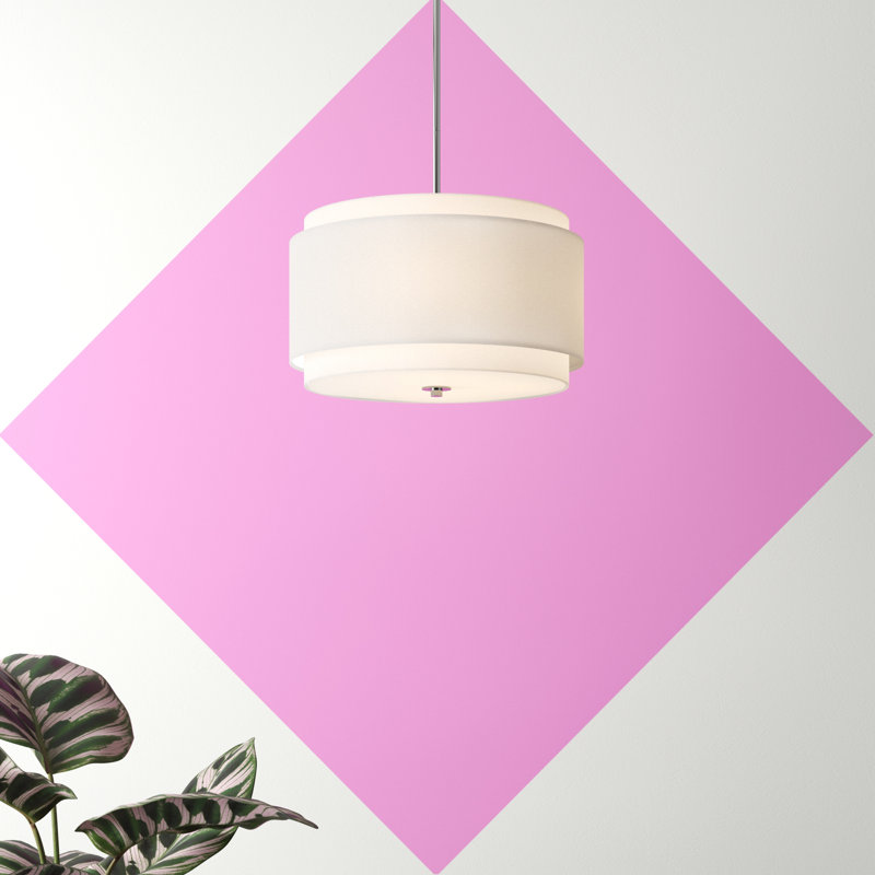 Jossiah 3 - Light Dimmable Drum Chandelier