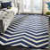 Betton Chevron Wool Hand Woven Area Rug