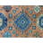 Ava Kazak Rust Hand Knotted Wool Rust / S.Blue Traditional Classic Area Rug-1577203209