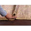 Tapis oriental à motif treillis abstrait 8 x 11