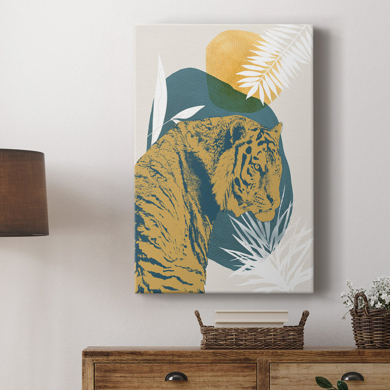 Jungle Cat I - impression sur toile tendue, H 18 po x l 12 po x P 1 po