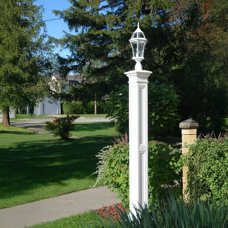 Poteau en H Whately 72 po (seulement), Blanc