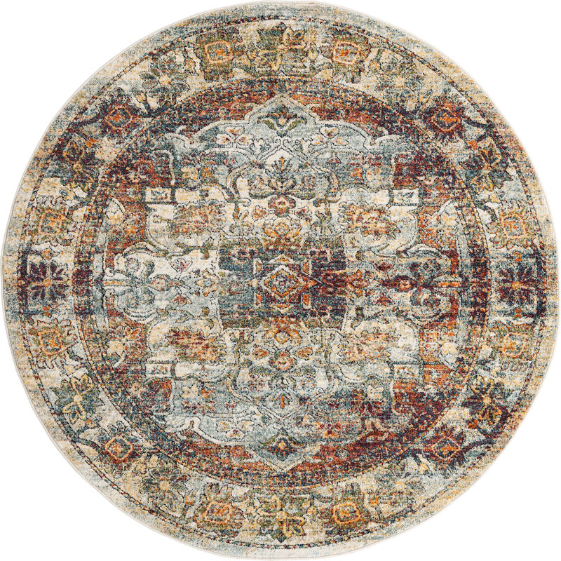 Mekalah Oriental Indoor Rug, Round 6'