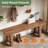 55" Solid Wood Bench-1931434029