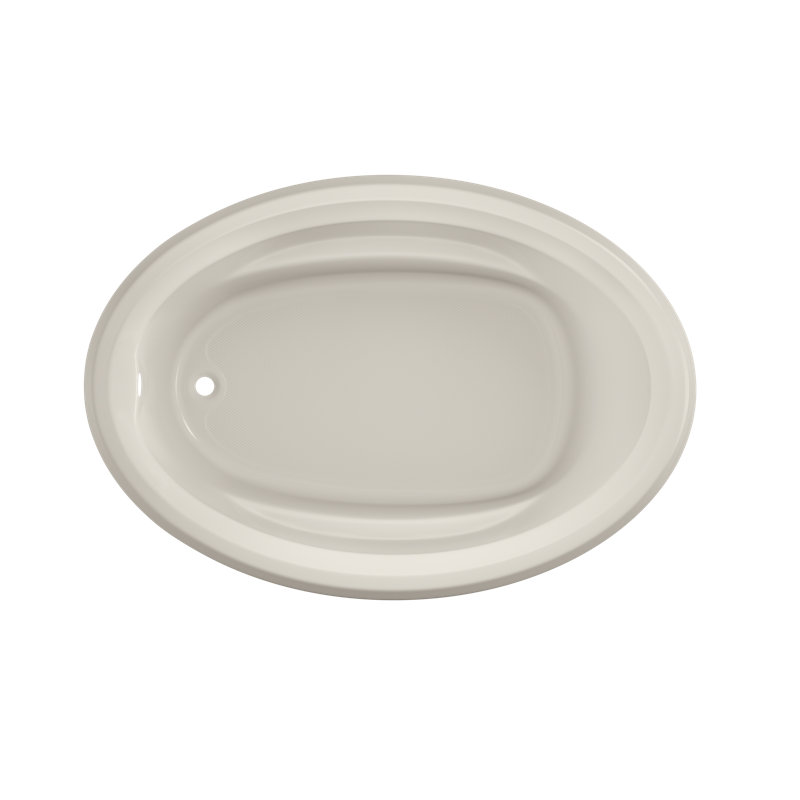Signature® 60" x 42" Drop In Bathtub, White, Left, No