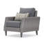 Portofino Affinity 4 Piece Sunbrella Outdoor Patio Loveseat Group - Newport Blue-1416782191