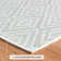 Diamond Platinum/White Machine Washable Rug