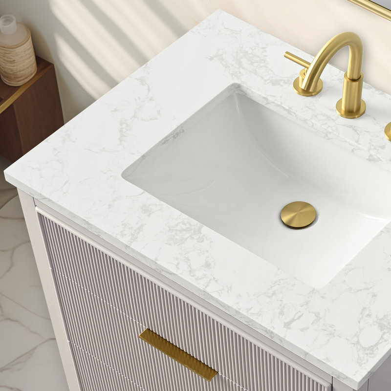 Emma 30" W Single Vanity, Taupe
