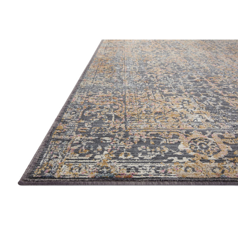 Geilich Oriental Indoor Rug, Rectangle 3'7" x 5'7"