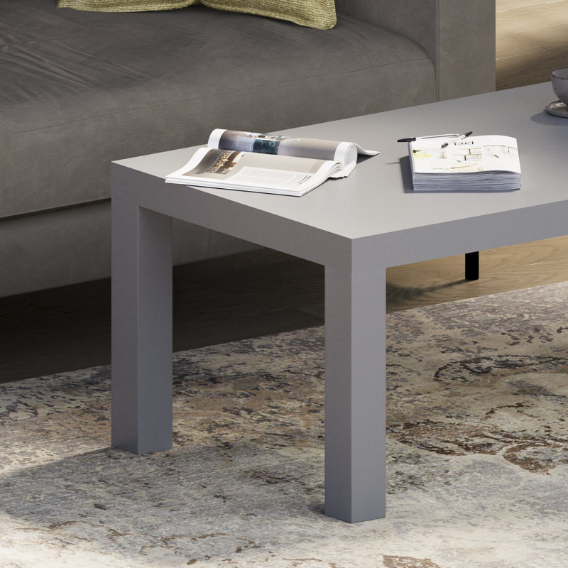 Philecia Four Leg Coffee Table, Grey