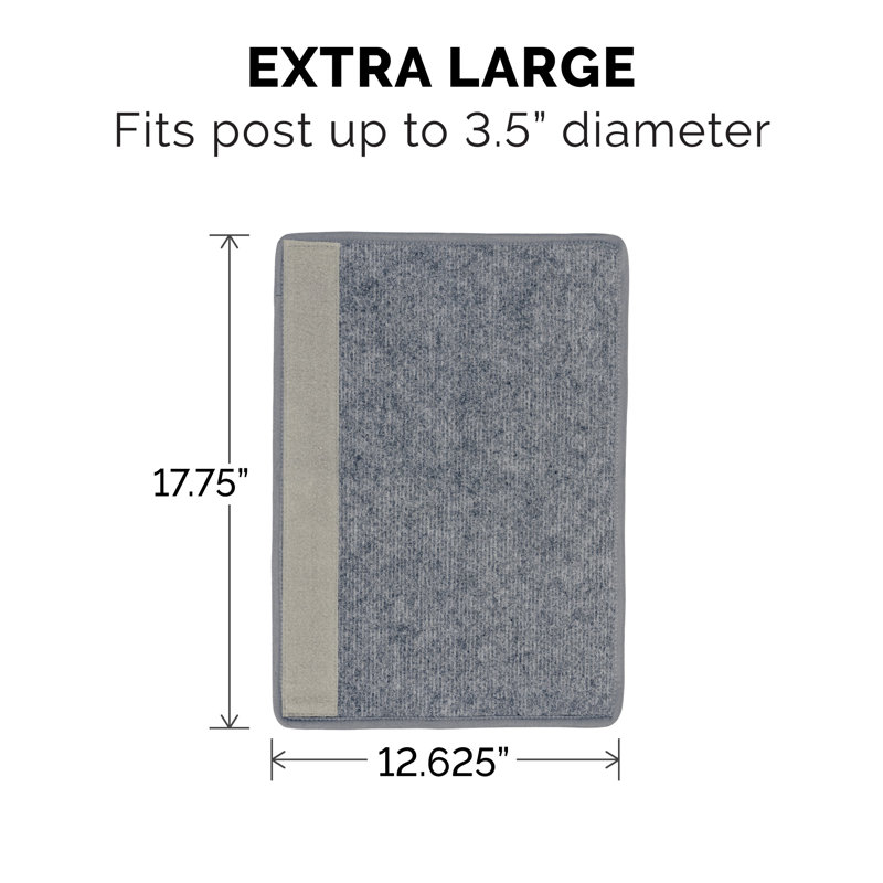 Replacement Scratching Post Cover Carpet, Gray, X-Large