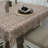 Red Barrel Studio®  Handcrafted Block Print Table Cover with Brown Floral Patterns - Himachal-521296545
