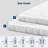 3 Inch Gel Memory Foam Mattress Topper with Cooling Ice Silk Washable Cover, Medium Plush Support Bed Topper for Back Pain and Pressure Relief, Twin Mattress Pad-1096968873-1096968878
