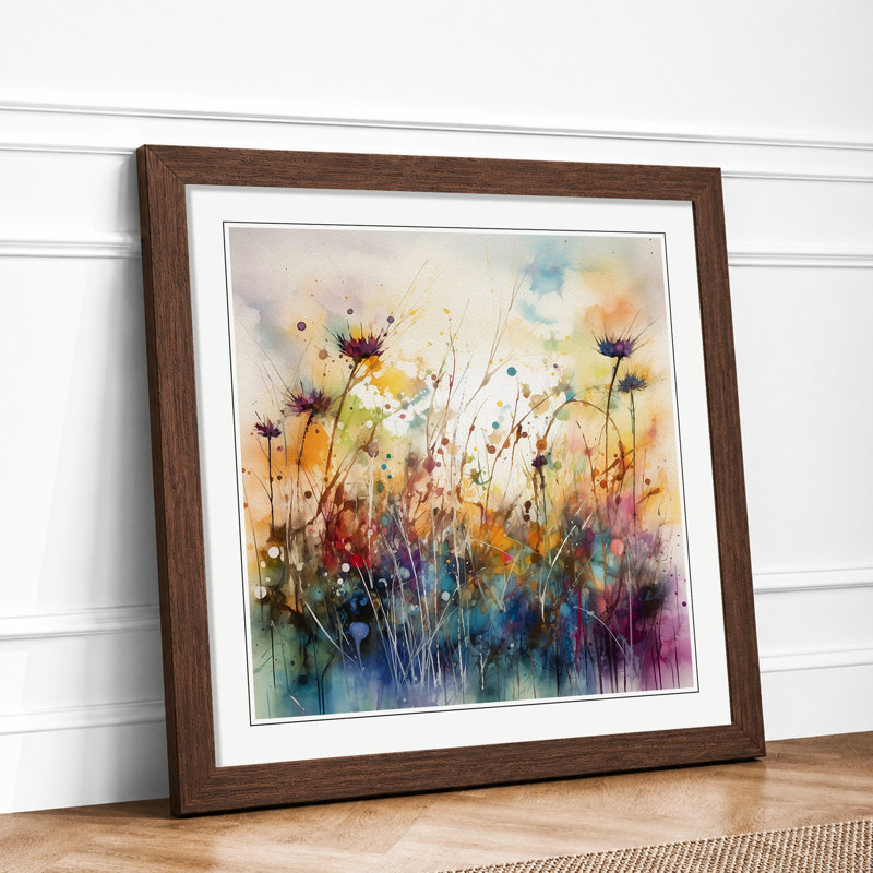 Meadow No.4 - Framed Print, Walnut