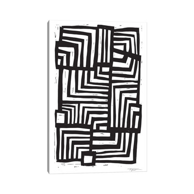 Déplacement de lignes - Impression d'art graphique