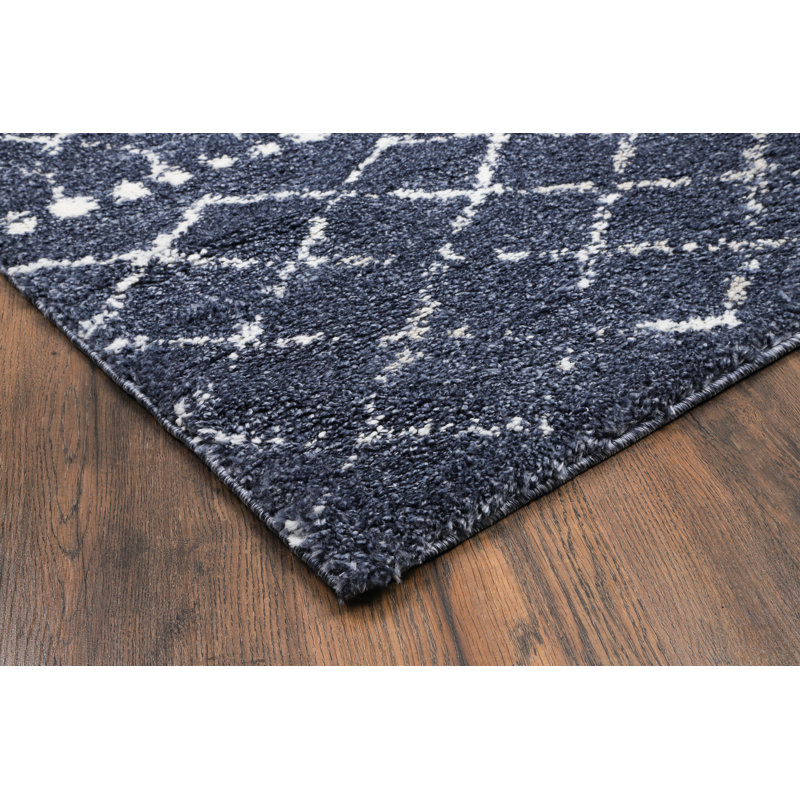 Tapis bleu Mangrum, Tapis de couloir 2 pi 4 po x 8 pi