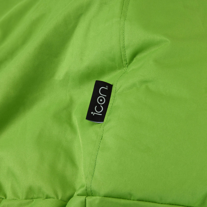 Kingston Water-Resistant Classic Bean Bag, Lime Green, 50cm H x 85cm W x 85cm D