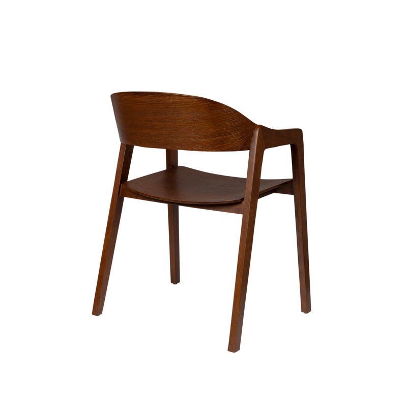 Westlake Solid Wood Arm Chair, Brown