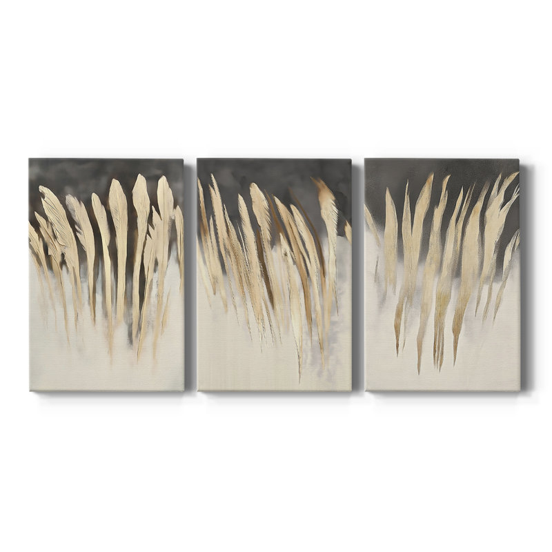 LANDSCAPES Series Lxxxi - Toile tendue sur mesure - 3 pièces, H 12 po x l 24 po