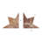 Pink Onyx Marble Bookends