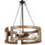 Lustre tambour 3 lumières de style bougie Aziz