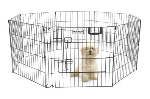 Orson Panel Metal Exercise Pen, 24" H