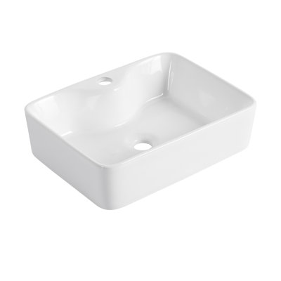 Modern Ceramic Bathroom Sinks, Gloss White Art Basin For Home Decor