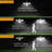 2.5-Watt LED Solar Power Dusk to Dawn Outdoor Security Flood Light with Motion Sensor
