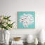 Coral Aqua 3' Framed Photographic Print