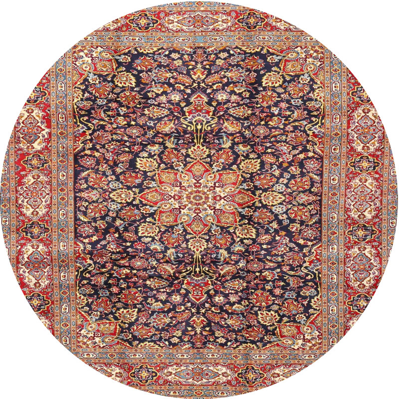 Oriental Indoor Rug, Round 3'
