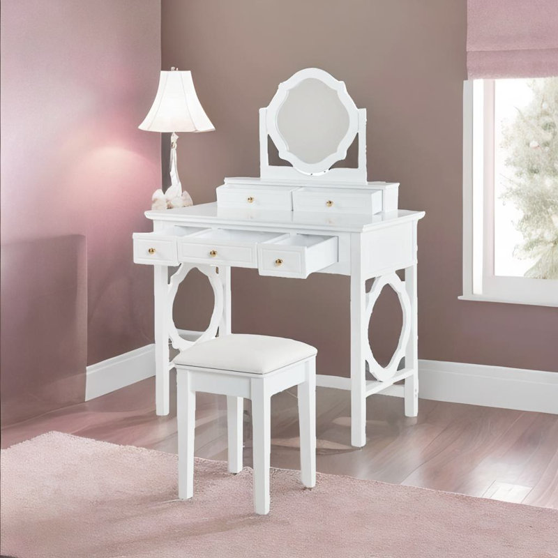 Compact Makeup Vanity Table