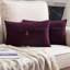 Housse de coussin rectangulaire en lin texturé-2036841778
